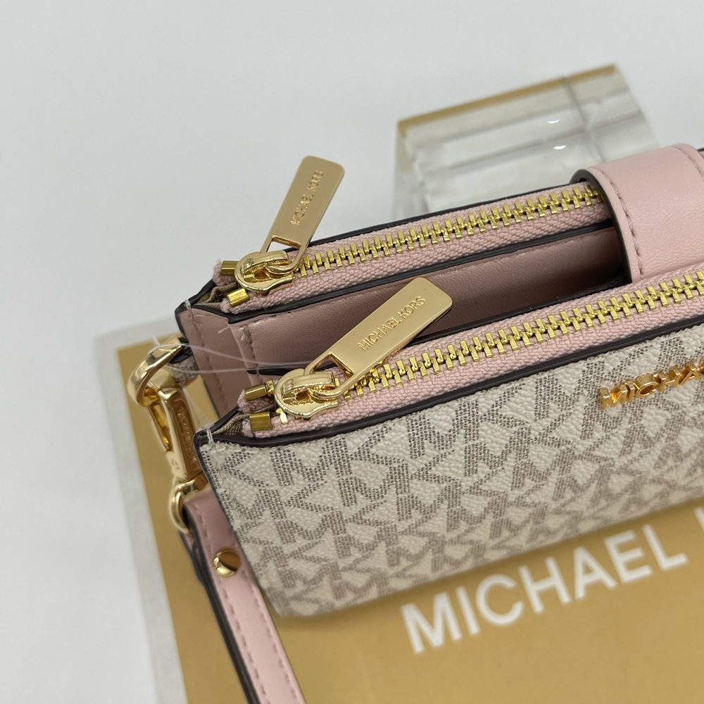 Michael Kors Large Double Zip Wallet Wristlet - Picture 3 of 9